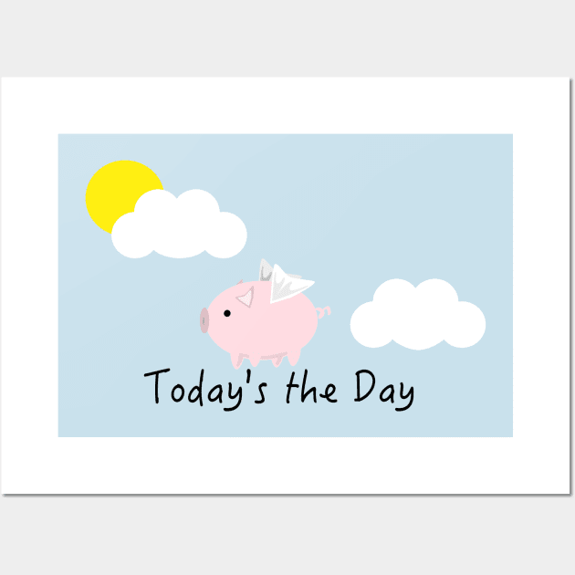 When Pigs Fly Wall Art by vgreen